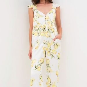For Love and Lemons Limonada Jumpsuit, Size Small